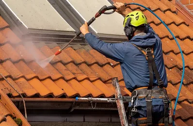 Démoussage et hydrofuge de toiture à Courjeonnet